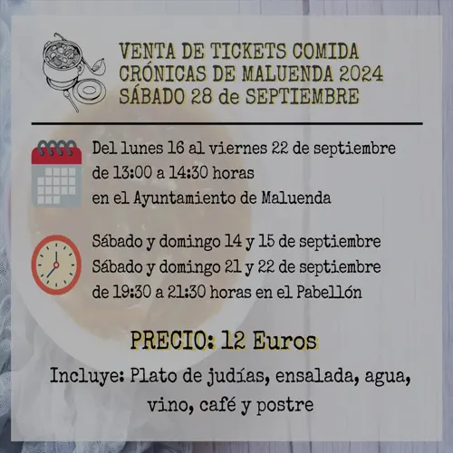 Venta de tickets